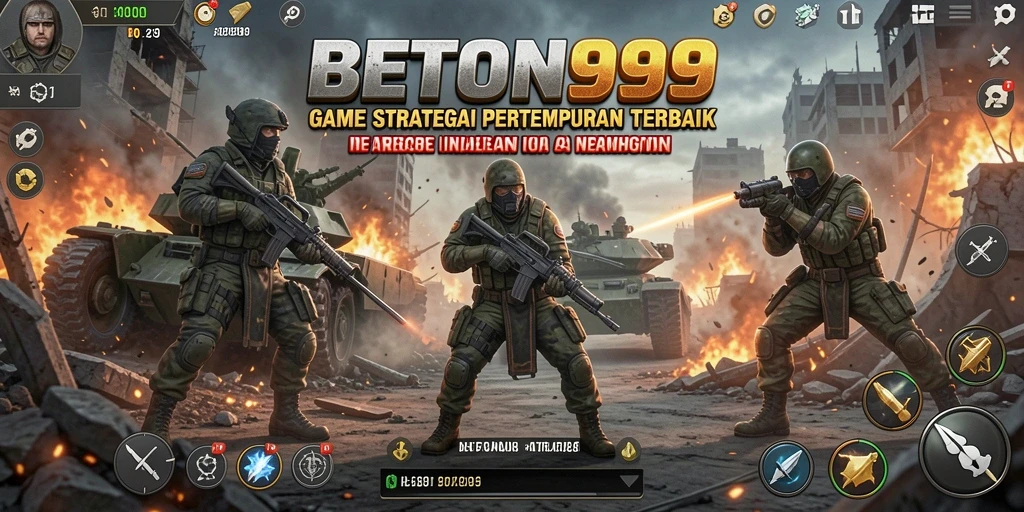 Gambaran gameplay menegangkan di BETON999 dengan strategi SLG.
