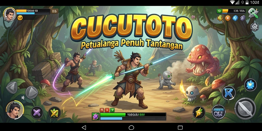 Gameplay mendebarkan dalam CUCUTOTO dengan berbagai petualangan menantang.