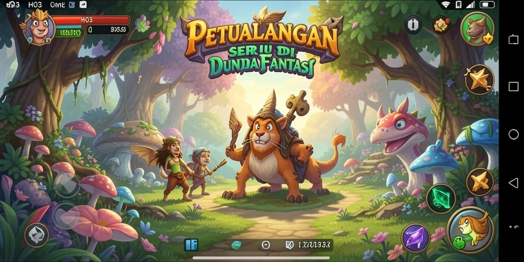 Gameplay mendebarkan dalam H03 yang penuh petualangan.