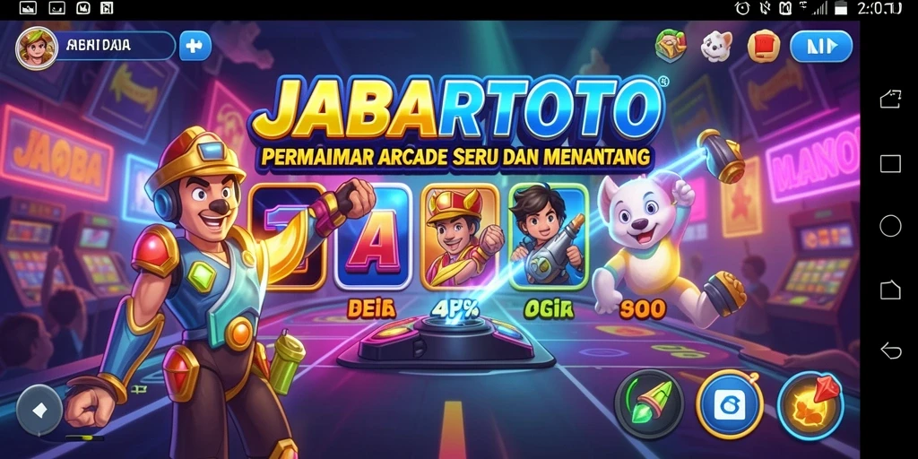 Tampilan gameplay JABARTOTO yang seru dan penuh aksi.