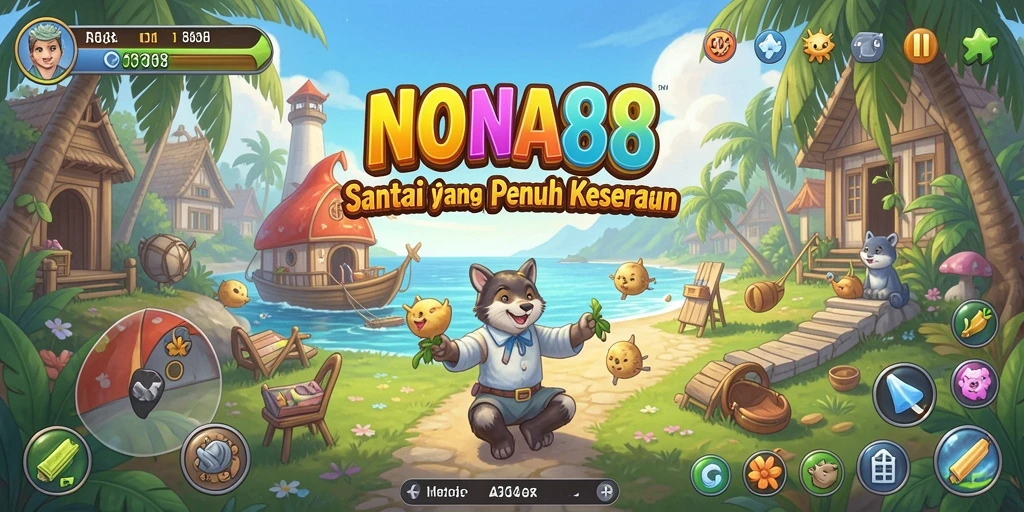 Tangkapan layar NONA88 menampilkan gameplay santai yang seru.