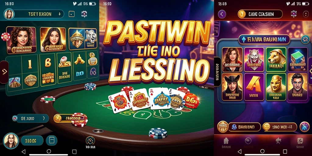 Tampilan antarmuka PASTIWIN dengan dealer live yang menarik.