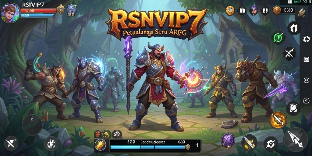 Tampilan gameplay seru dan mendebarkan dari RSNVIP7.