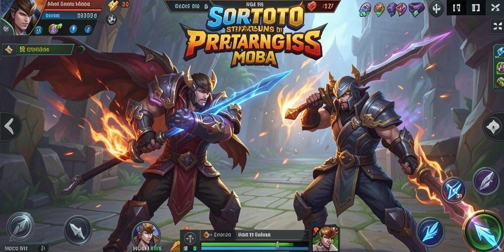 Tampilan gameplay SORTOTO yang intens dan mendebarkan.