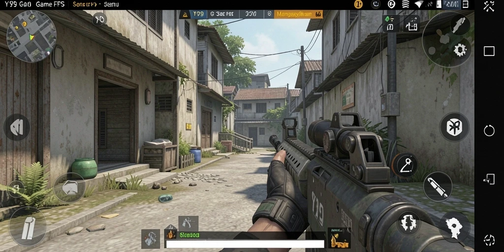 Tampilan gameplay Y89 yang seru dan intens.